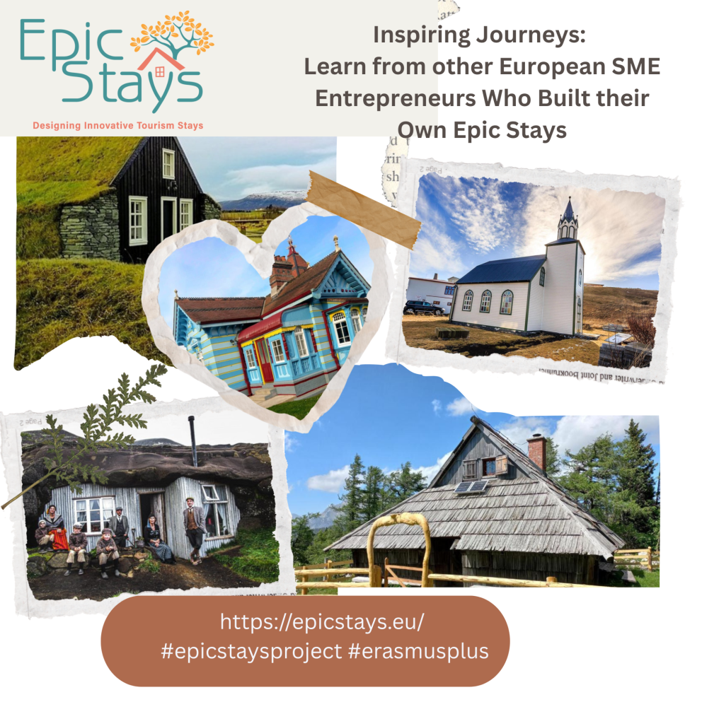 Epic Stays/Epískt gistirými Erasmus, verkefni um nýja nálgun í gistingu