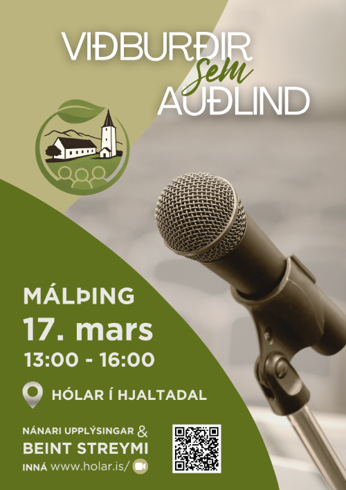 Málþing um samfélagsleg áhrif viðburða á Hólum