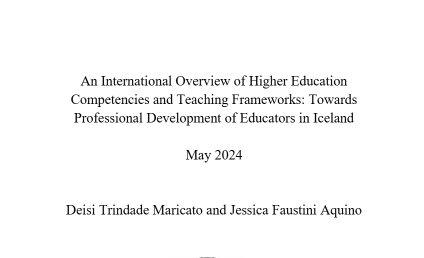 Hólar University Researchers Publish International Report on Educator Competencies and Professional &hellip;