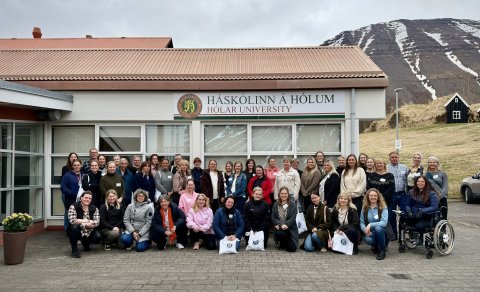 Ráðstefna um þjónustu með aðstoð dýra á Hólum vakti mikla athygli