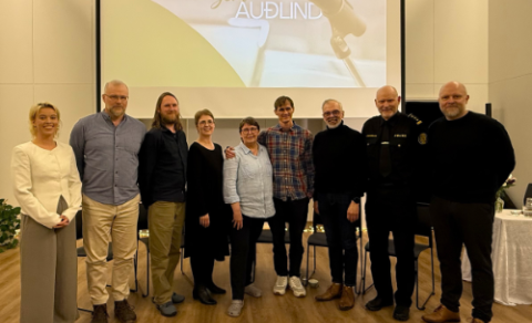 Á hópmyndinni eru frá vinstri:
Thelma Marín Jónsdóttir, Kjartan Bollason, 
Rasmun Jensen, Ingibjör&hellip;