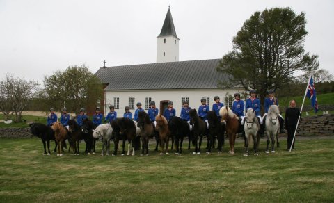 Reiðsýning brautskráningarnema